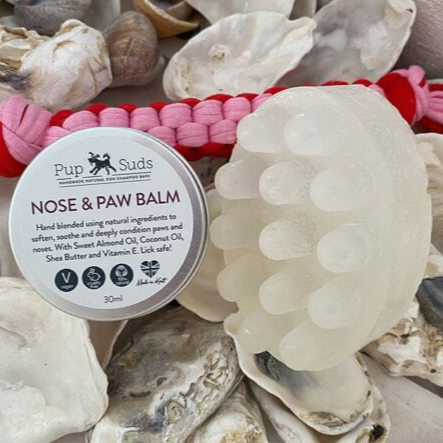 Dog Shampoo Bar, Nose & Paw Dog Balm, Dog Tug Toy - by Pup Suds-1